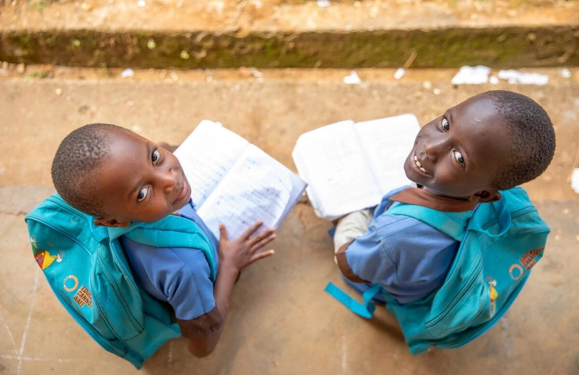 Refugee students in Rwanda